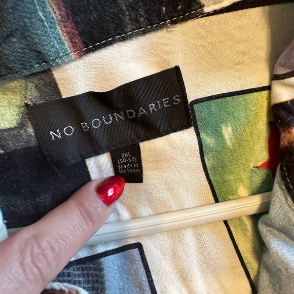 Hawaiian Style Camp Shirt Resort Photo Vacation Buttonup California Miami 2x - Picture 5 of 6